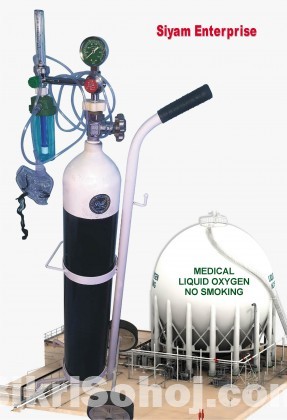 Oxygen cylinder for medical patients
